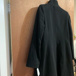 Black Size 2 Wool Coat